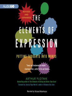 cover image of The Elements of Expression